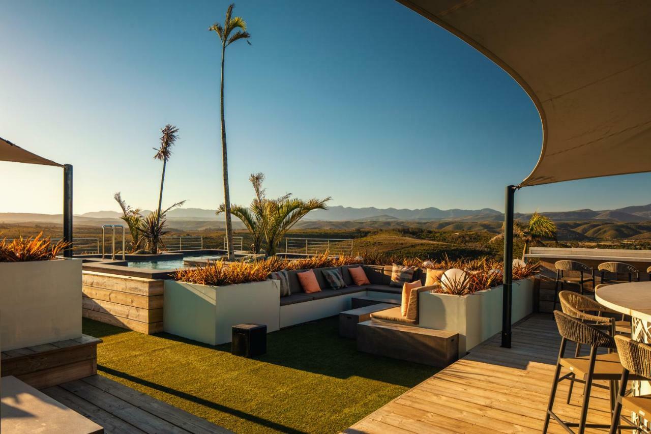 Sky Villa Boutique Hotel By Raw Africa Collection Plettenberg Bay Exteriér fotografie The rooftop pool at the new hotel